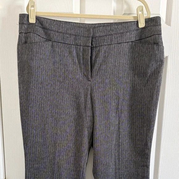 LOFT Charcoal Gray Trousers - Picture 2 of 7
